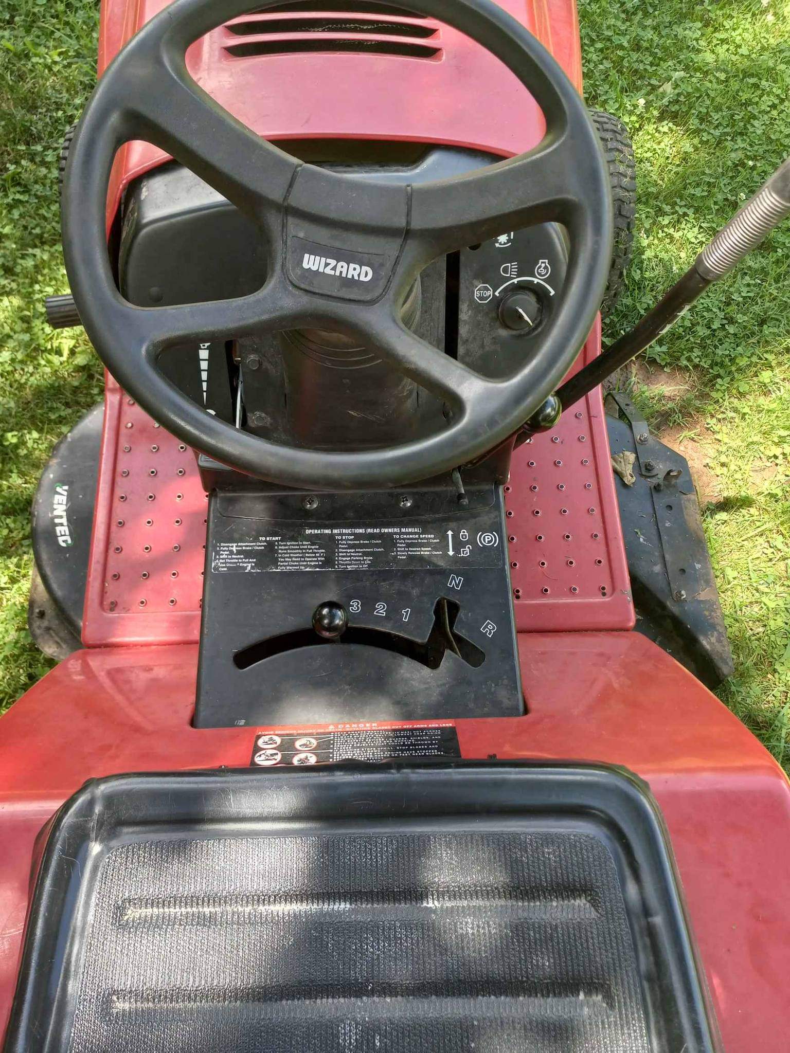 38 inch Wizard Riding mower - Lawn Mowers - Everton, Missouri ...