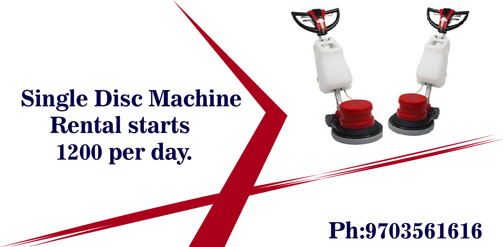 Rent A Machine - Get the single disc machine (for... | Facebook