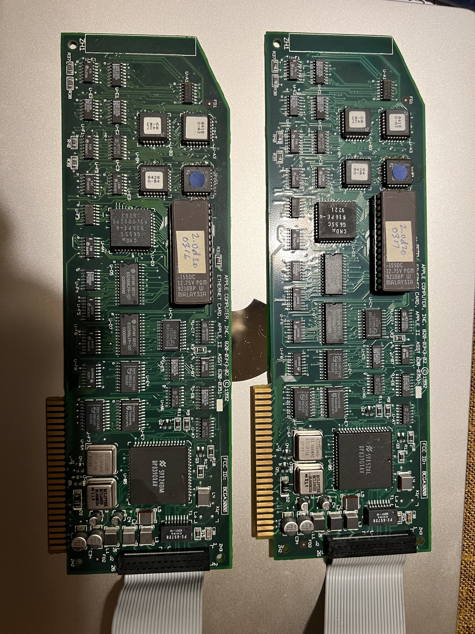 拡張カード Apple Ethernet CS II Twisted-Pair Card Ethernet CS II twisted pair cards for vintage Macs