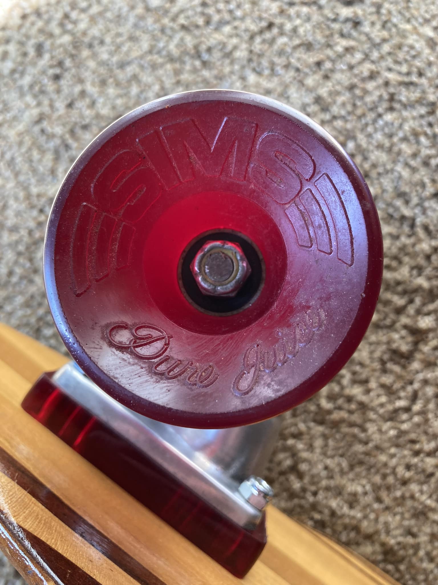 Looking for NOS Sims Pure Juice wheels with embossed writing