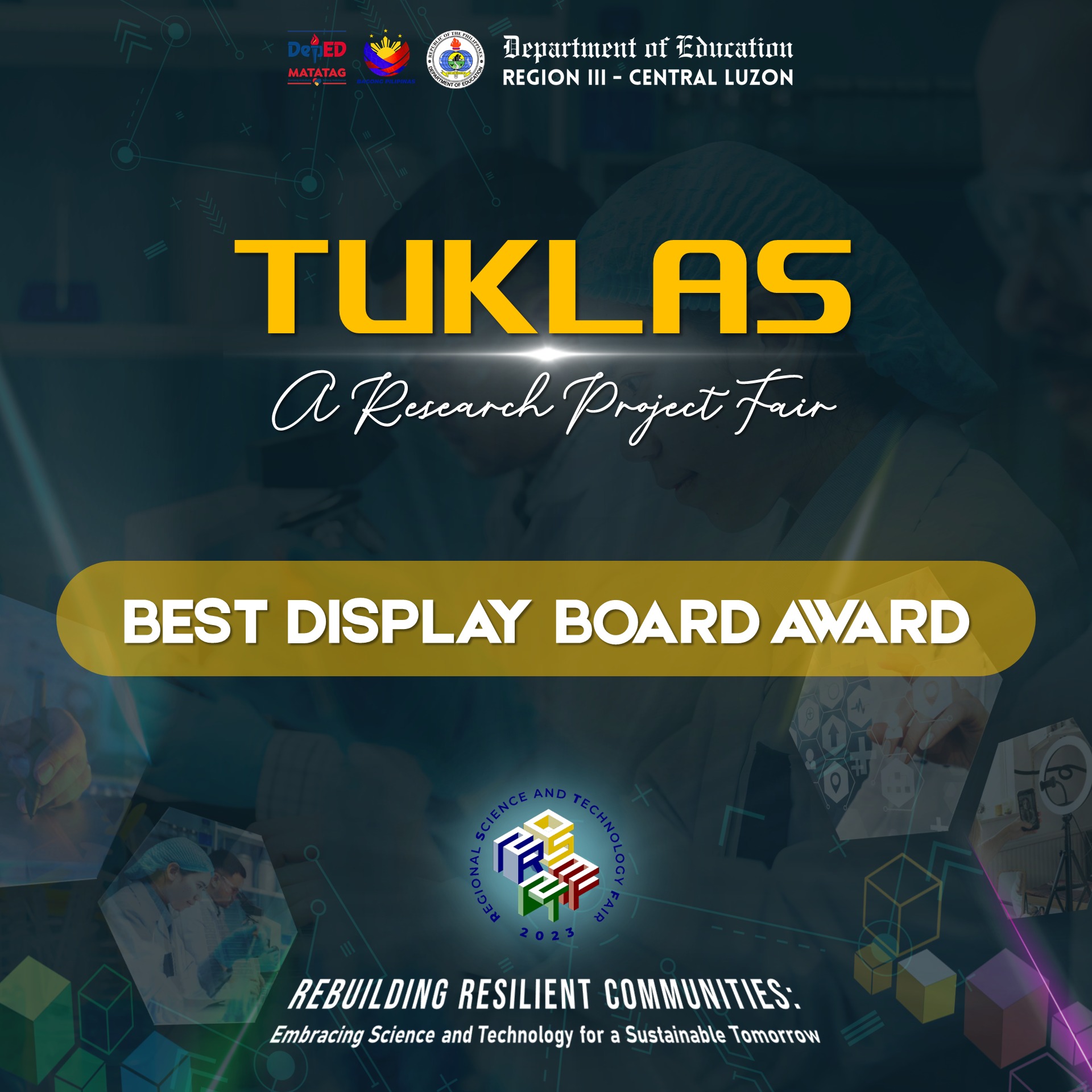 𝐑𝐒𝐓𝐅 𝟐𝟎𝟐𝟑 - 𝐓𝐮𝐤𝐥𝐚𝐬: 𝐀 𝐑𝐞𝐬𝐞𝐚𝐫𝐜𝐡... - DepEd RO3 - RSTF 2025 | Facebook