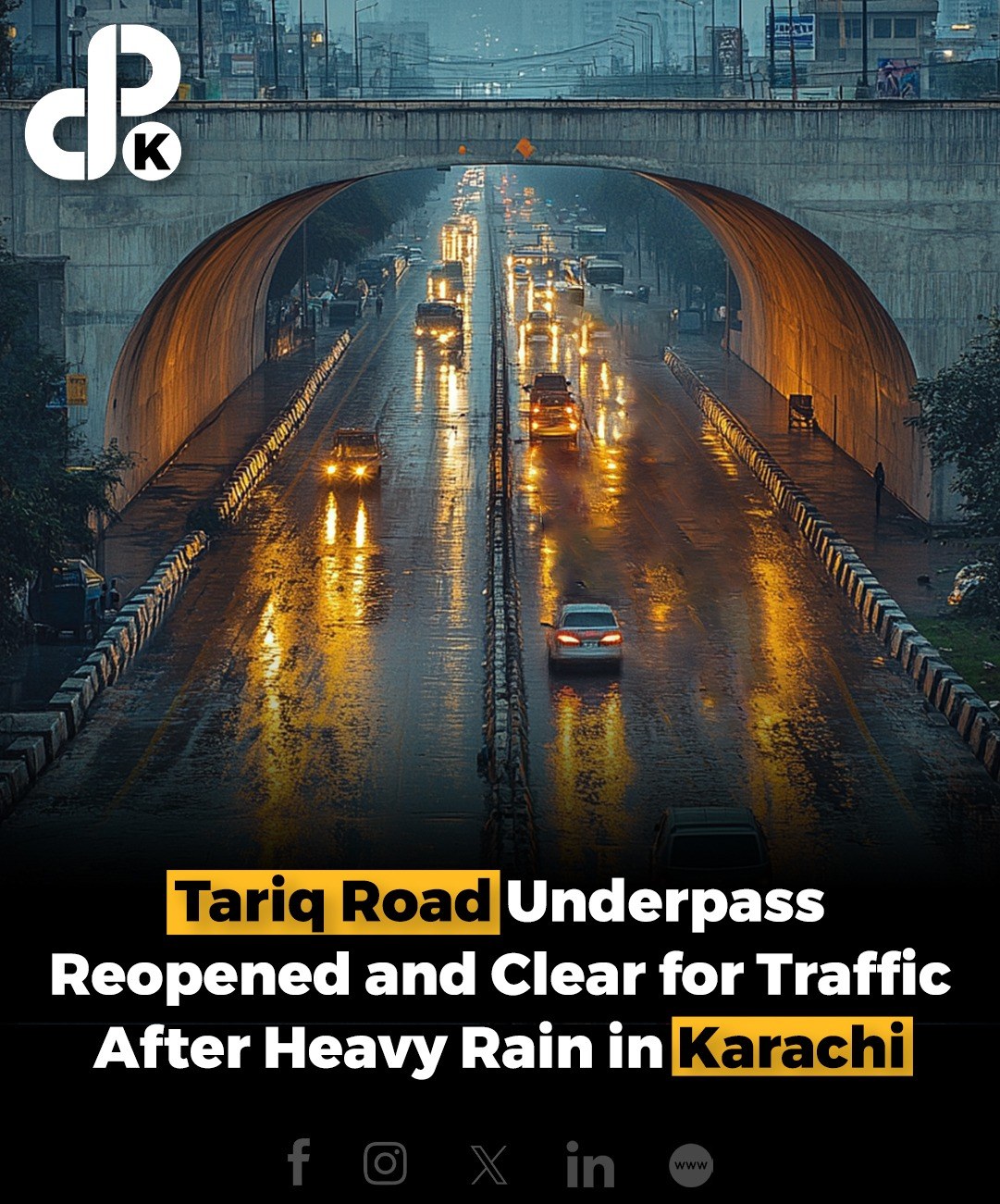 Startup Karachi - The Tariq Road Underpass in Karachi has... | Facebook