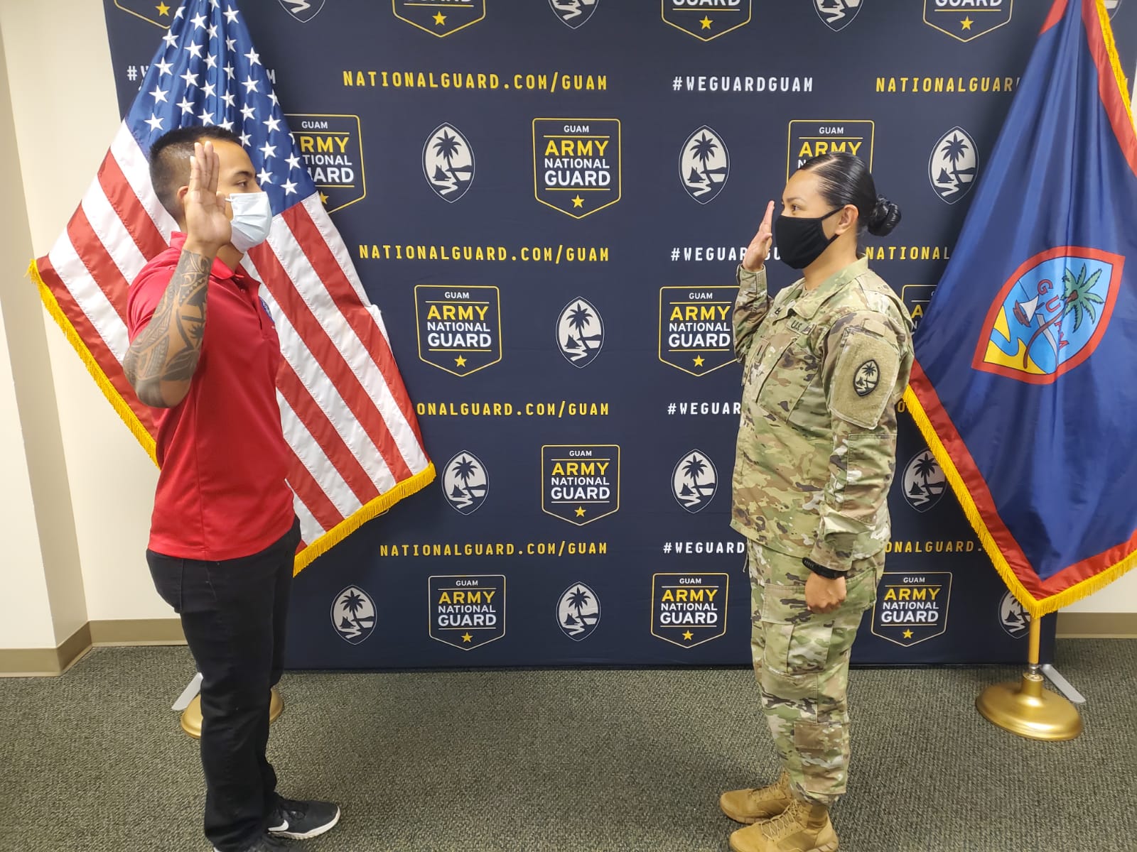 Congratulations to the following Soldiers on their recent reenlistment ...