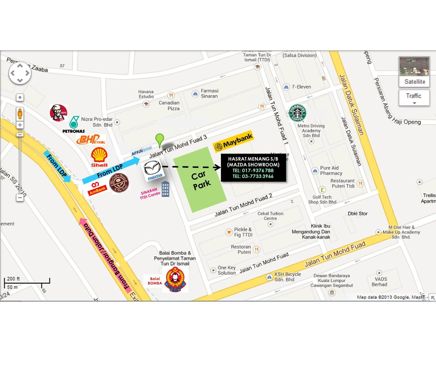 Mazda Kl Mazda Ttdi Showroom 3 Locate Our Showroom 3 Next To Shell Petrol Station Same Row As Ambank The Coffee Bean Behind Bomba Opposite