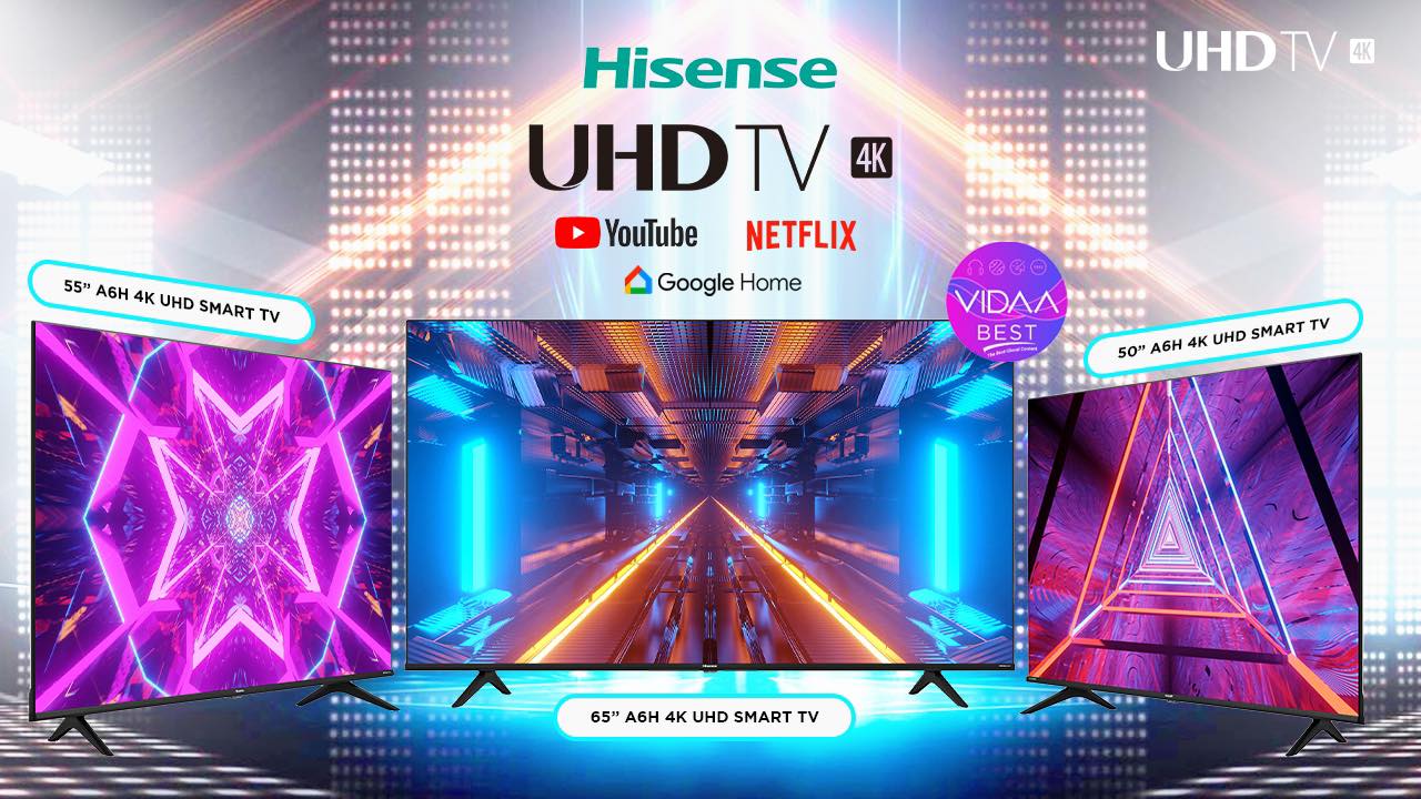 Hisense - See more colors with the new Hisense A6H 4K UHD Smart TV ...