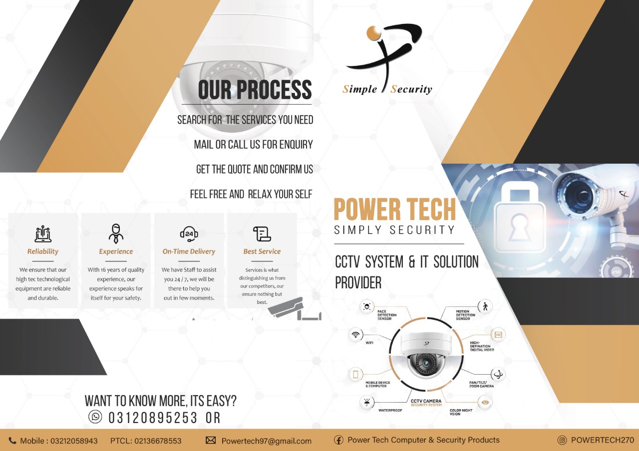 Power Tech Computer & Security Products | Karachi