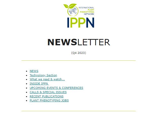 International Plant Phenotyping Network - IPPN