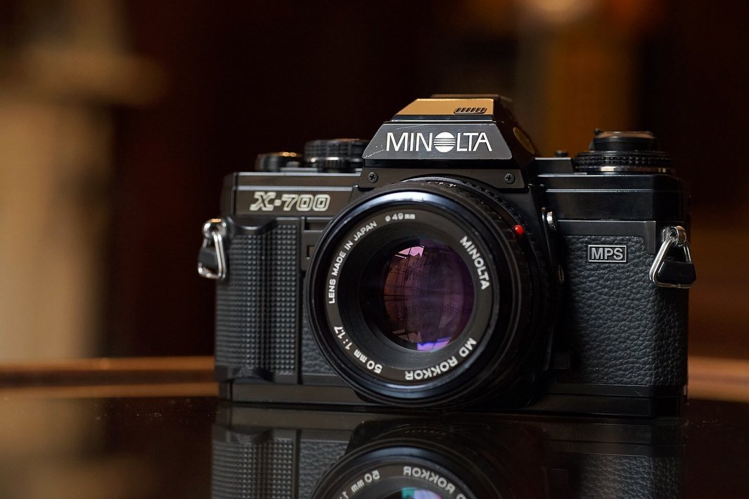 Minolta X-300 with MC Rokkor-PF 55mm f/1.7 lens