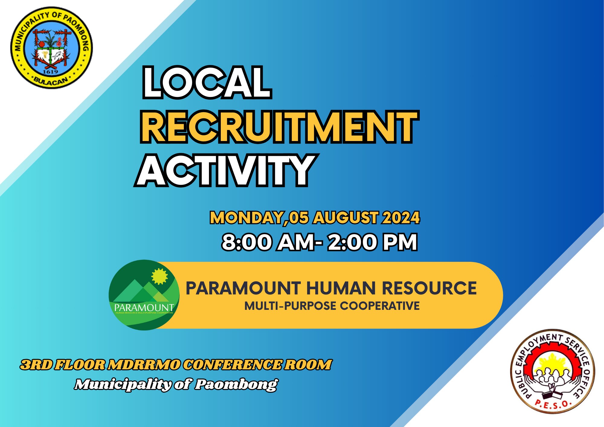 PESO Paombong Bulacan added a new... - PESO Paombong Bulacan