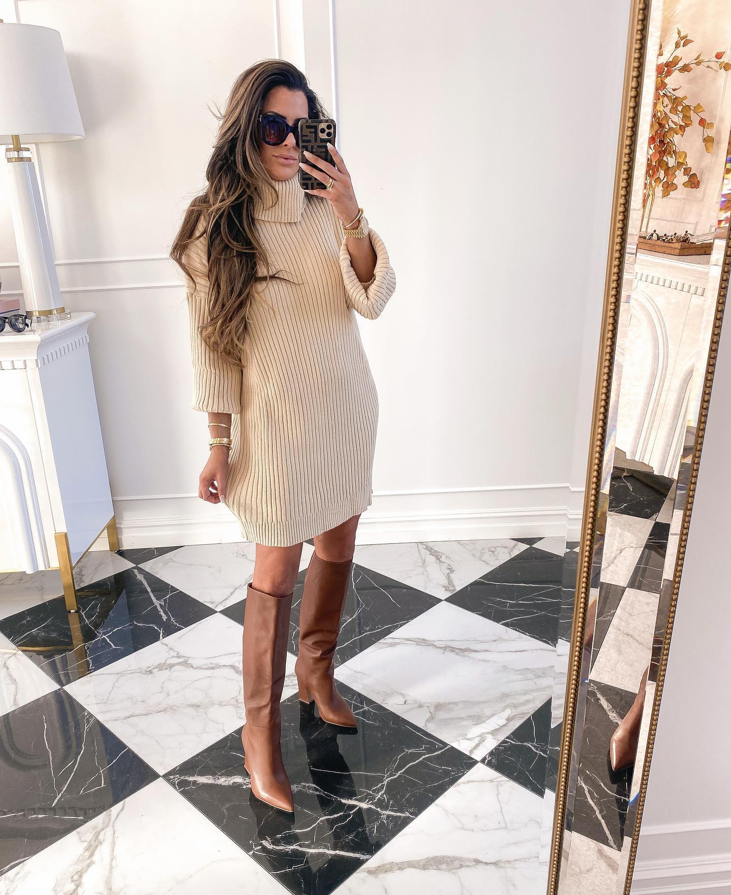 long sleeve winter dresses Calleigh Bodycon Sweater Mini Dress, White / L Women's Plus Black Trim Color:Hot Yellow child:Dresses & Jumpsuits Can be paired with