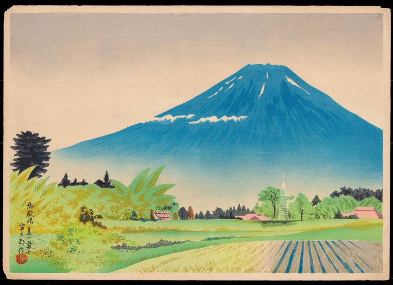 Mt. Fuji from Nihondaira' (日本平よりの富士), 1957 by Yamashita