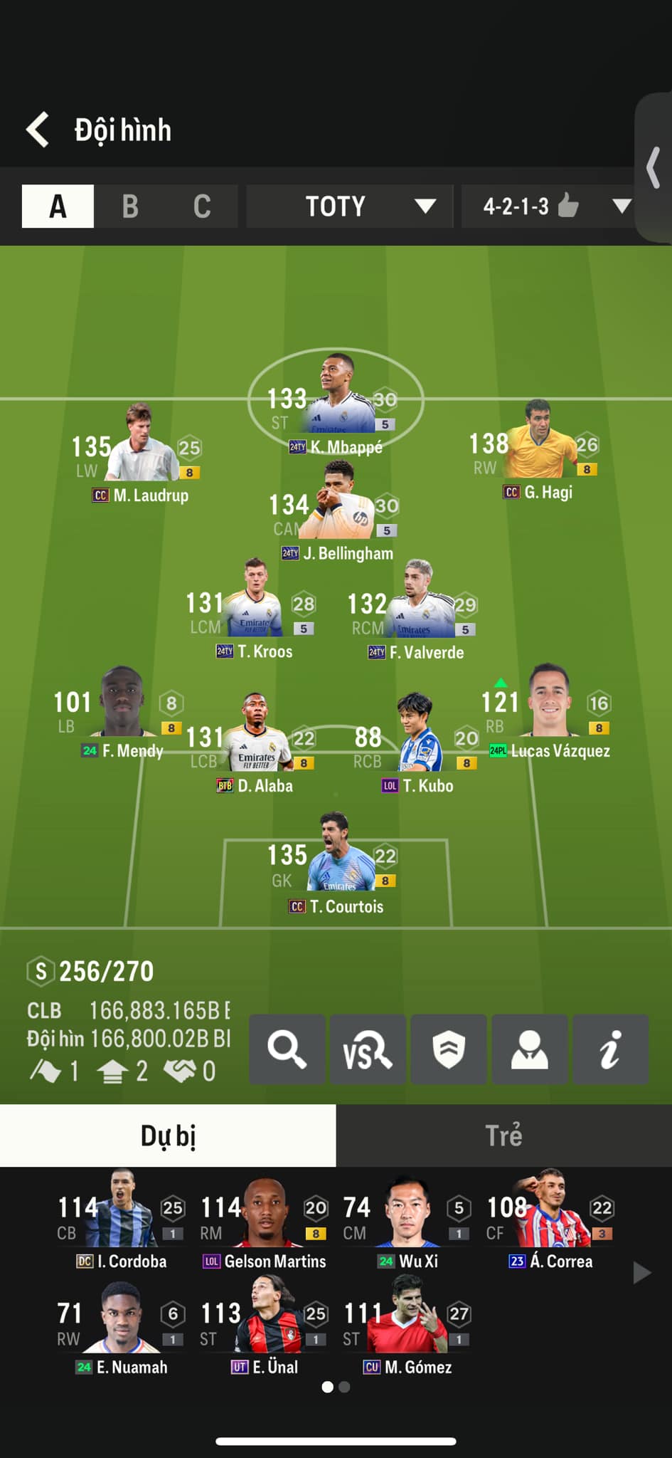 Garena FC Online Việt Nam | Thay gì k ae. Đáng tính mua rudiger 25 ty 5 ...