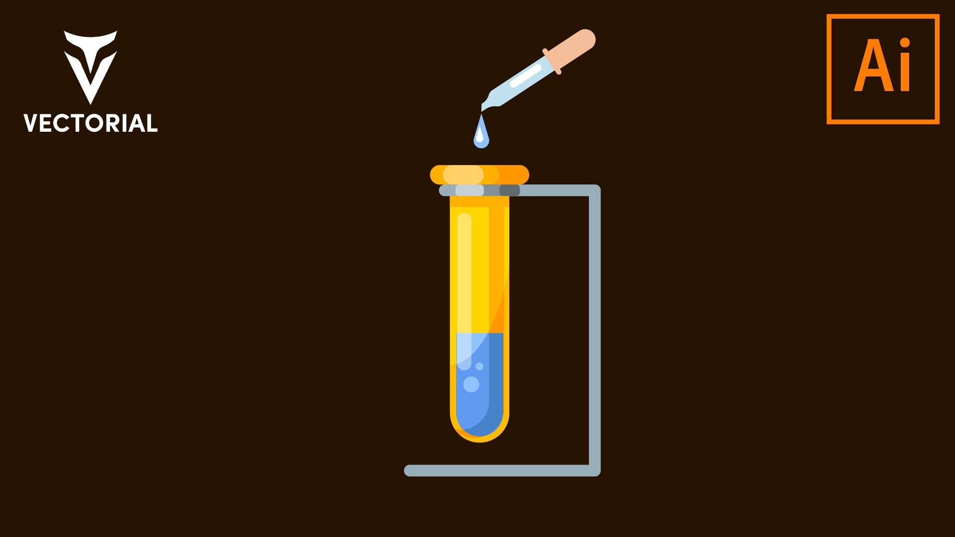 How to draw a Laboratory test tube in... - Vectorial Tutorial | Facebook