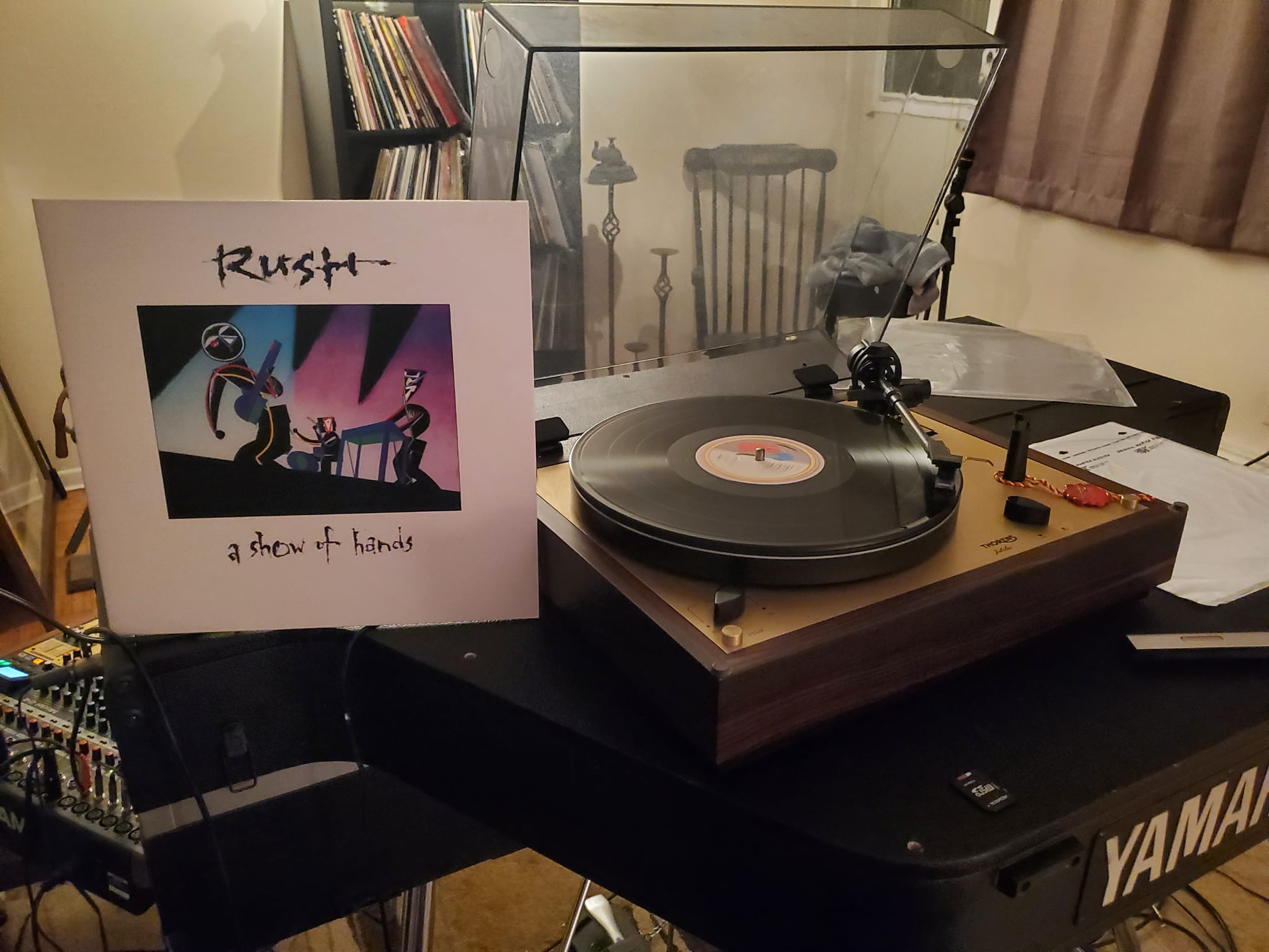 Rush's A Show of Hands live album on vinyl