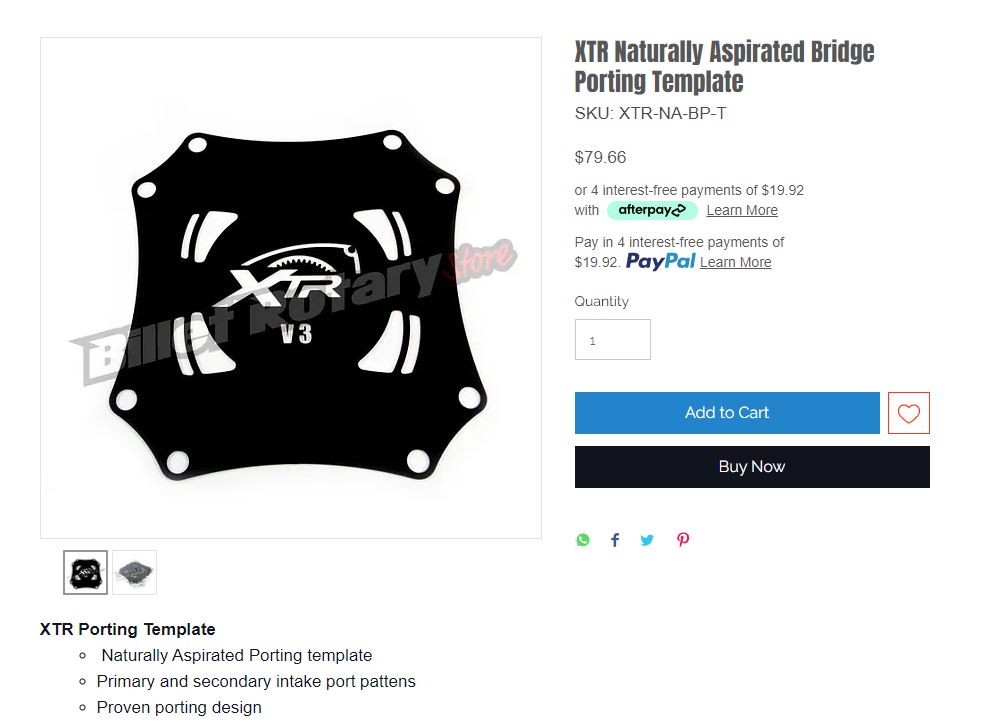 Srrotaryperformance.com has all the PINEAPPLE RACING INTAKE