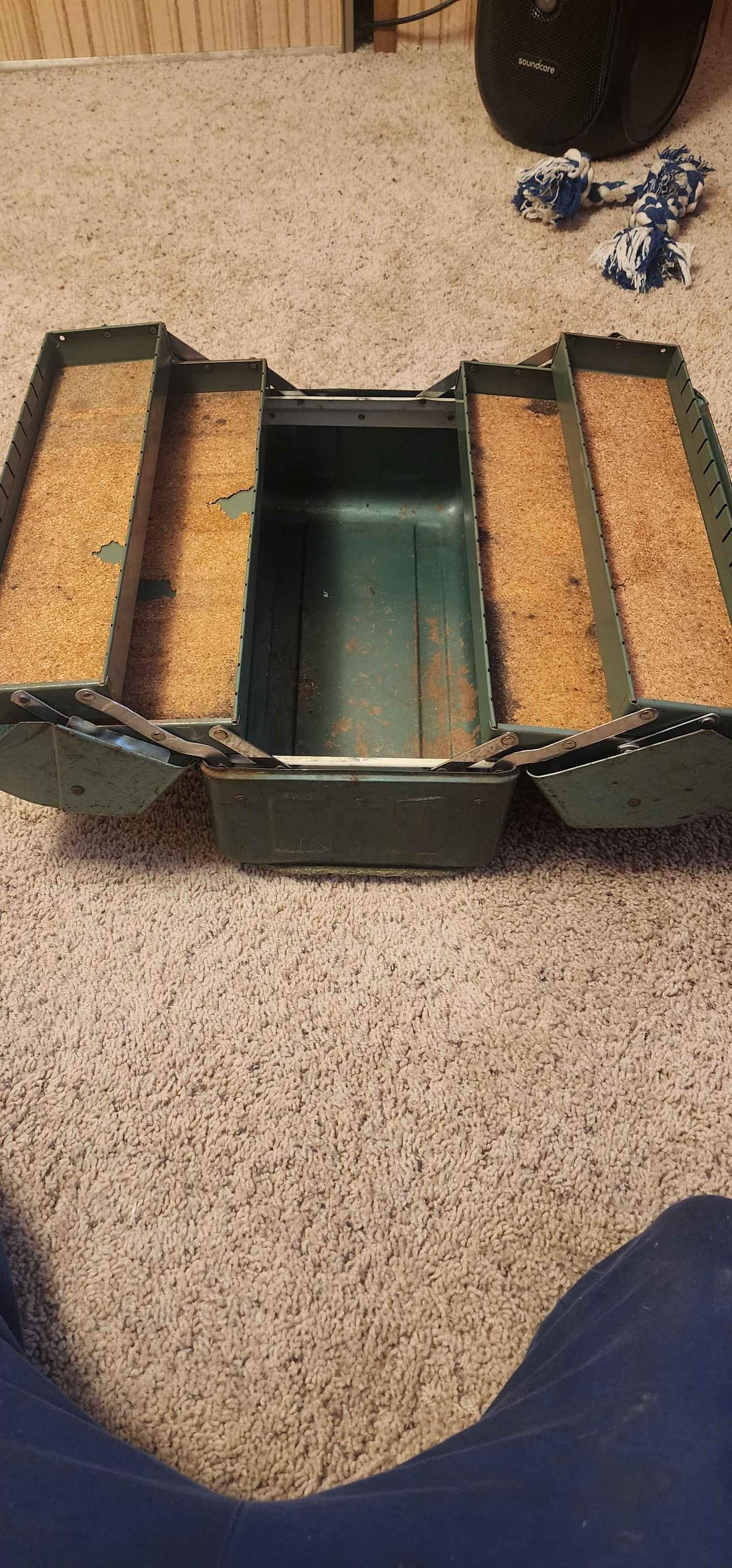 grip loc tackle box vintage Walton Products Inc Grip-Loc Tackle Box, Grip Loc, late