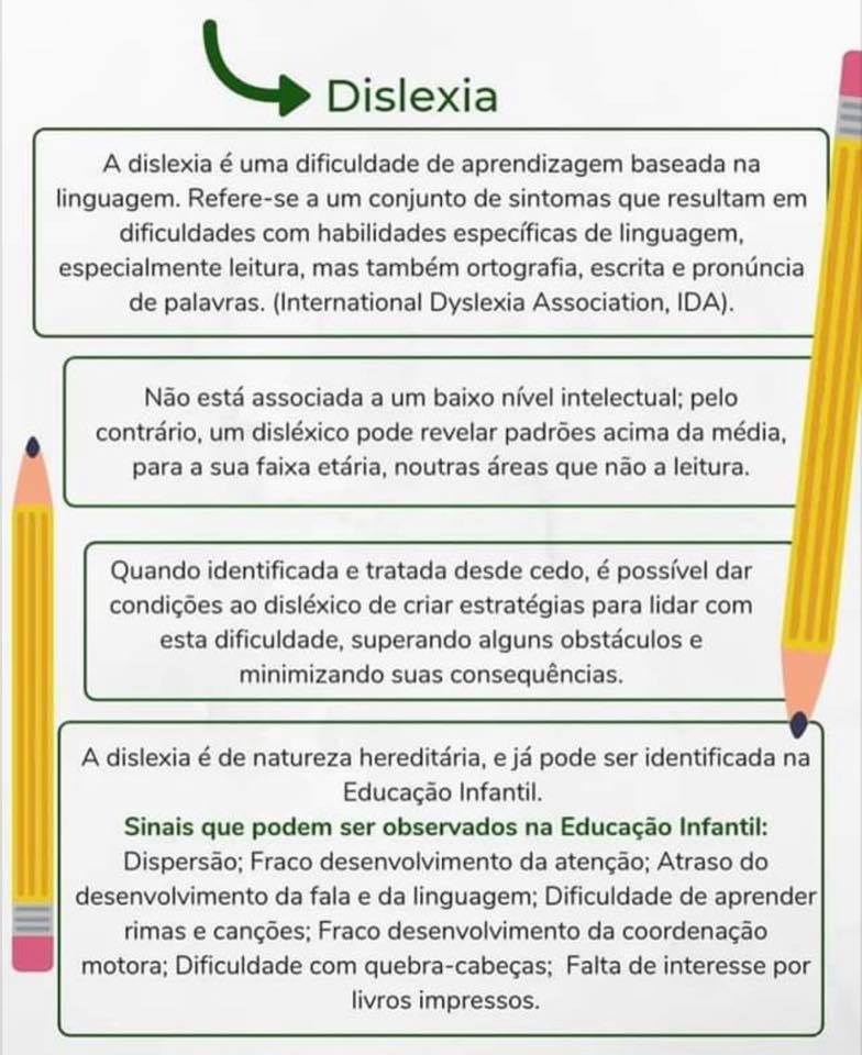 Território de Aprendizagem na Primeira Infância - O que é Dislexia ...