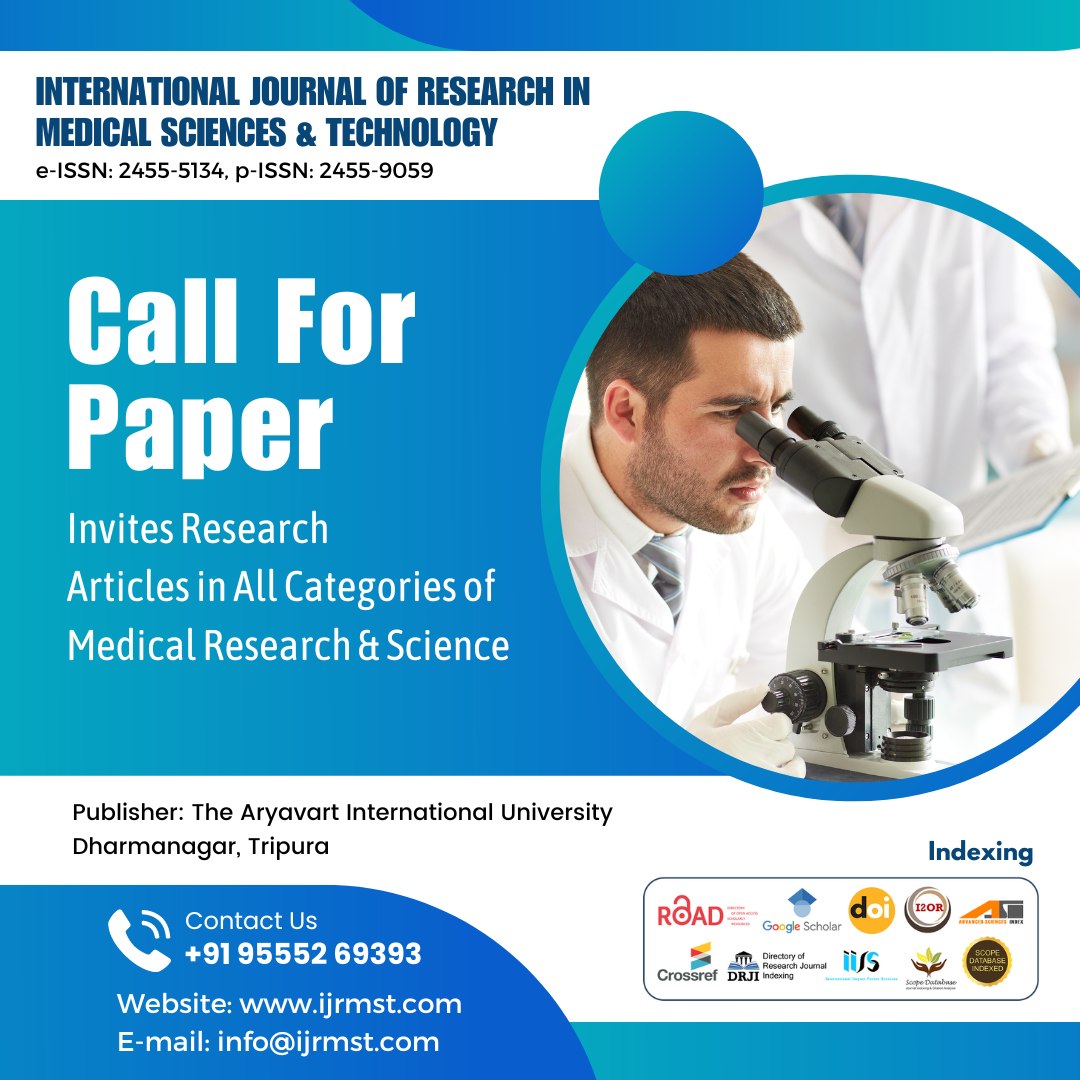 International Journal of Research in Medical Sciences & Technology ...
