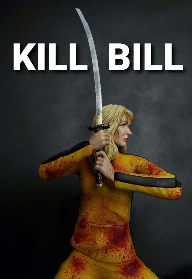 1/6 Beatrix Kiddo from Kill Bill Sculpt by Carlos Eduardo for