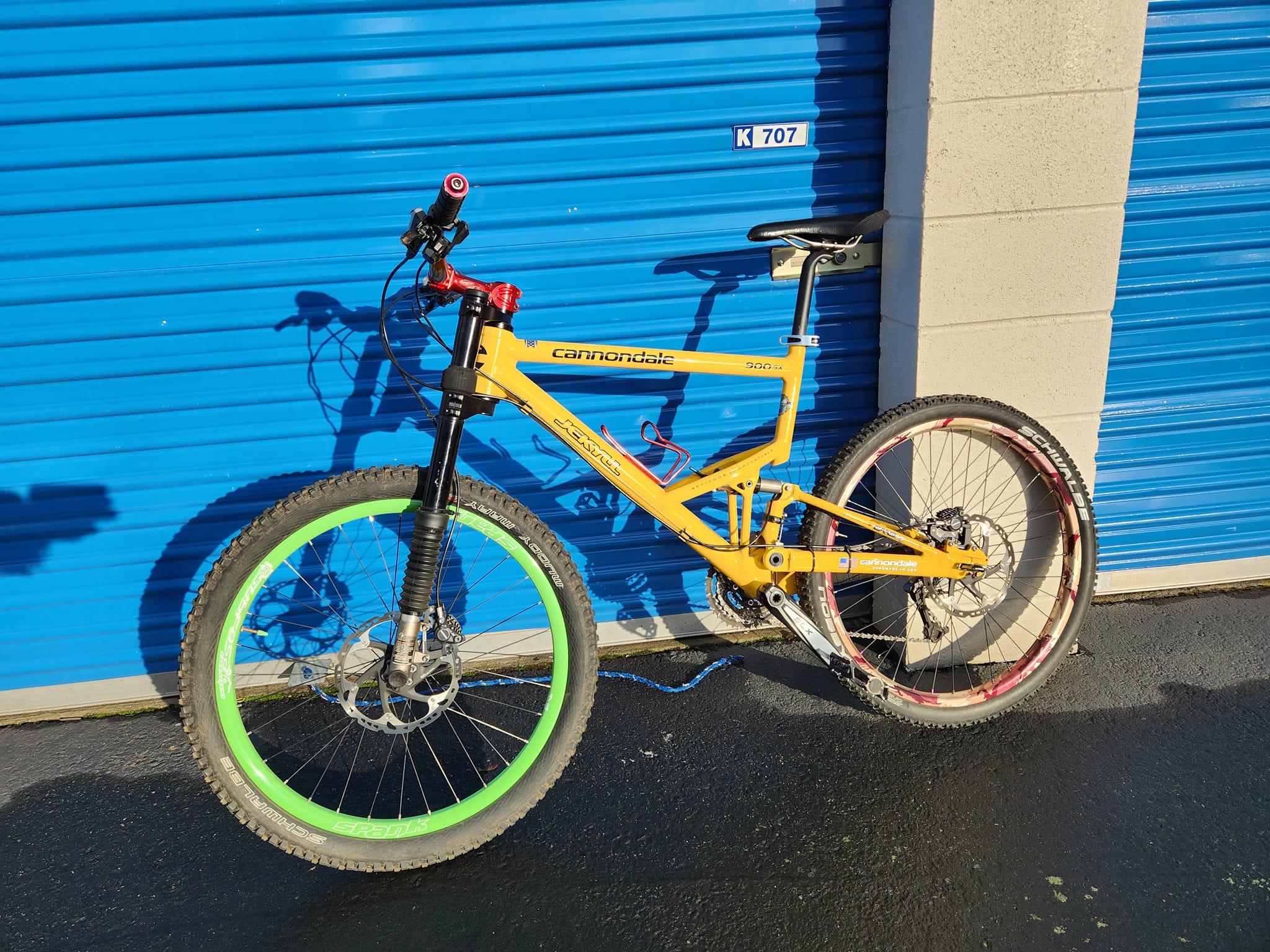 Custom Cannondale Lefty Hooligan minivelo for sale