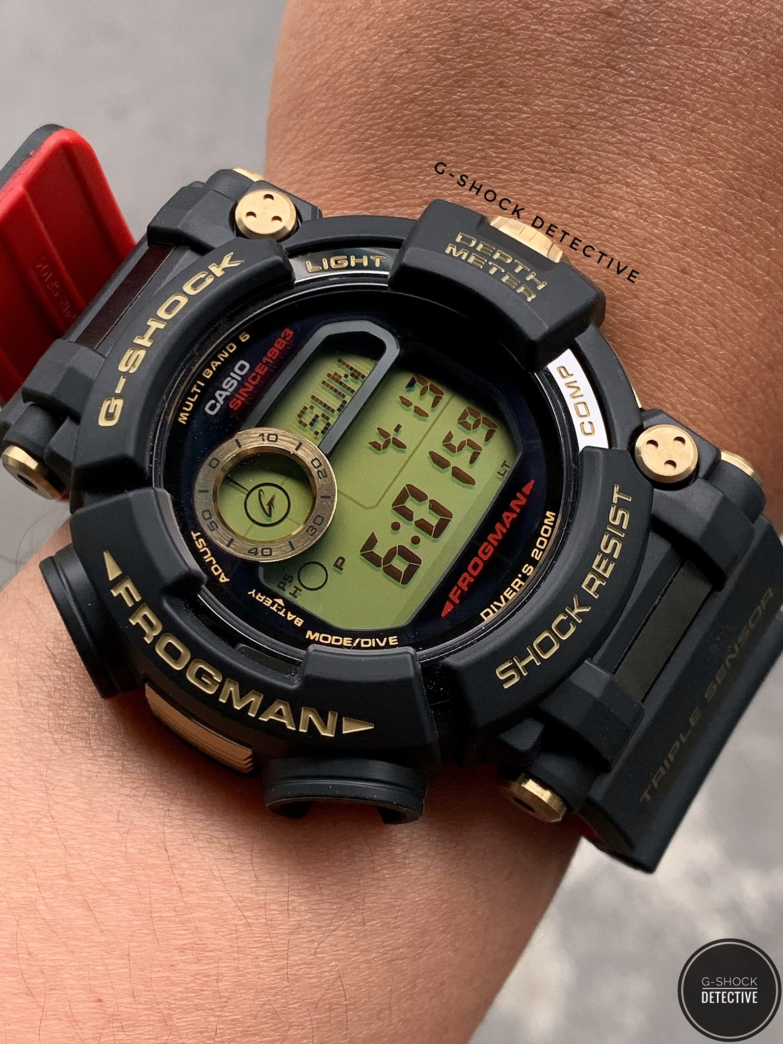Casio G-Shock Frogman GWF-D1035B-1 Gold Tornado Special Edition 