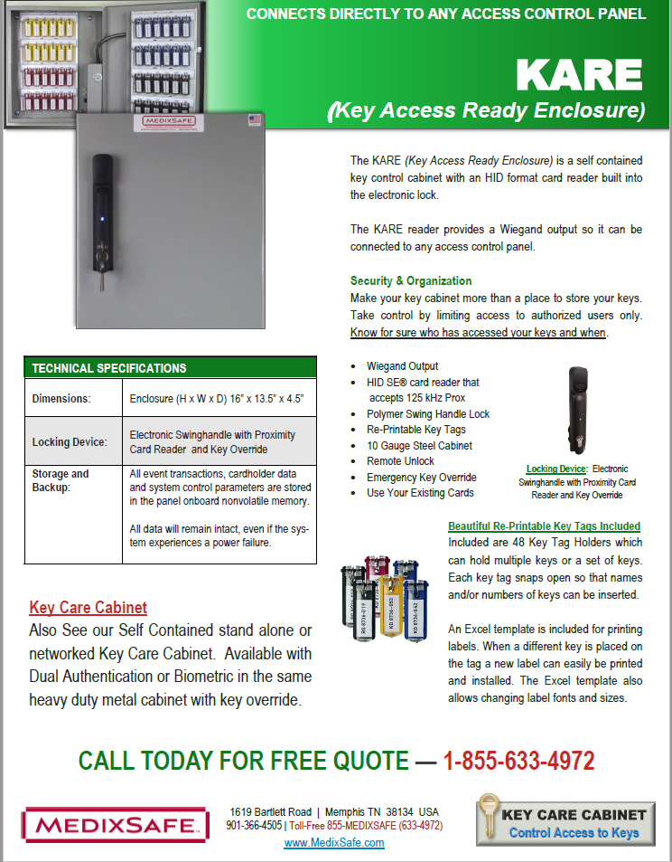 KARE key cabinets