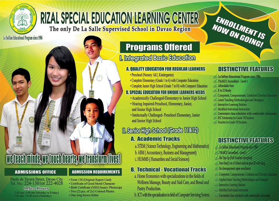 Rizal... - Rizal Special Education Learning Center, Inc.