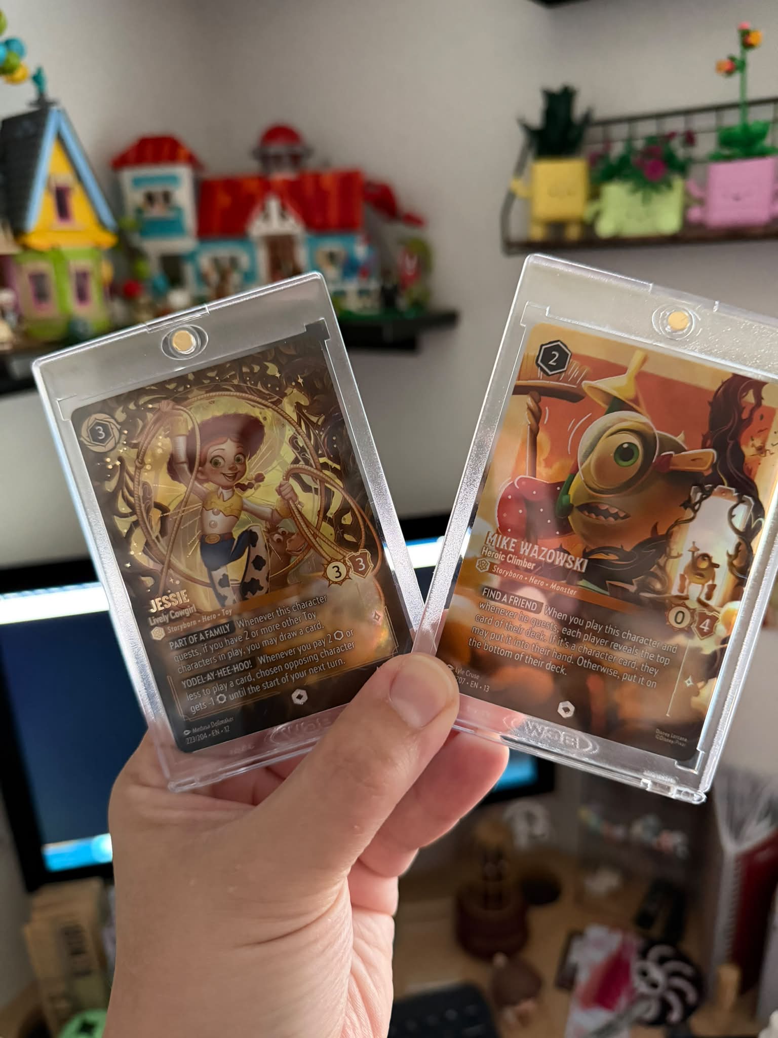 First Disney Lorcana enchanted card pull featuring Jessie