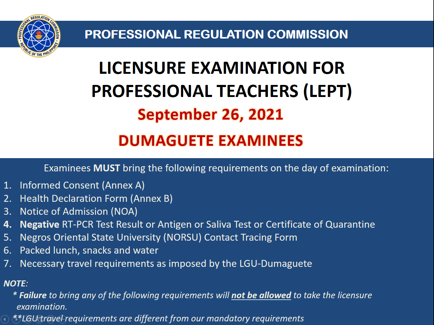 The Professional Regulation... - PRC Region VII - Cebu | Facebook