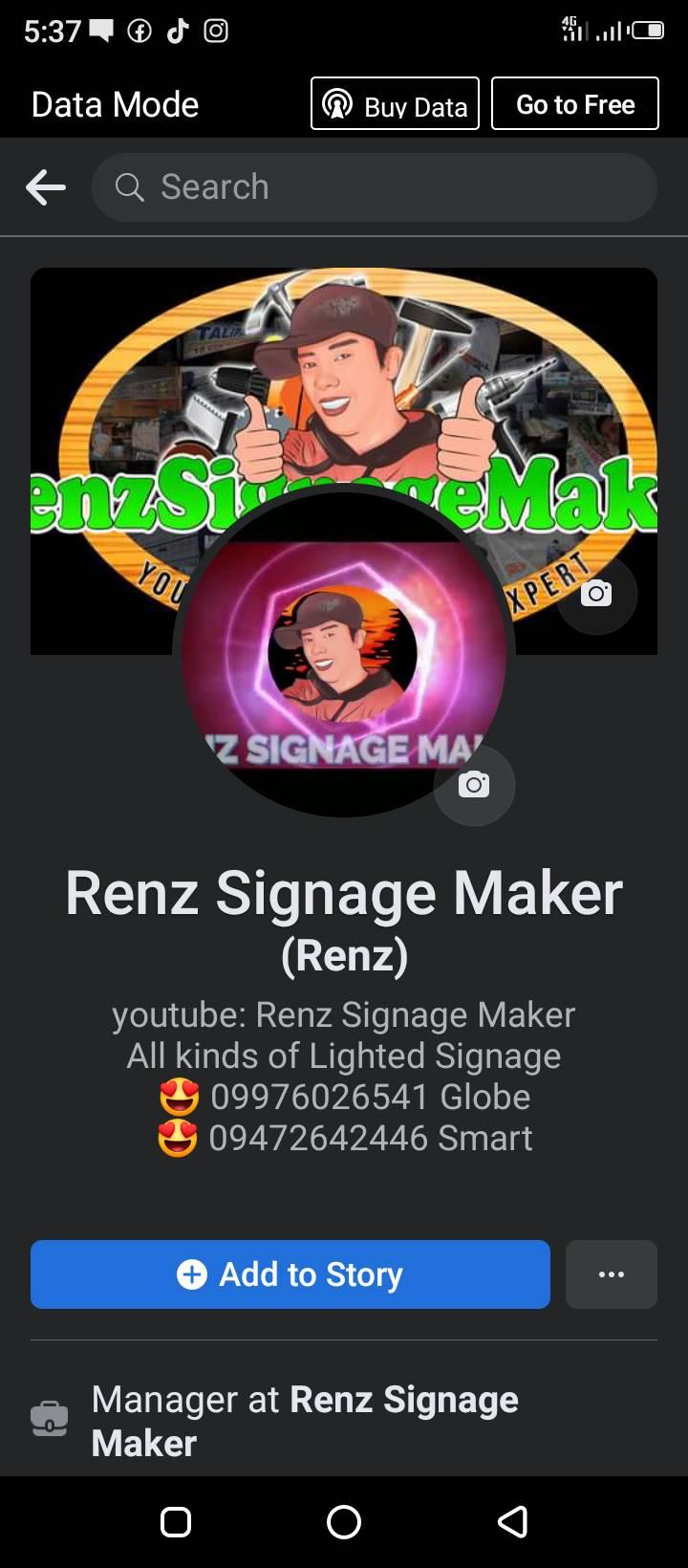 Renz Signage Maker