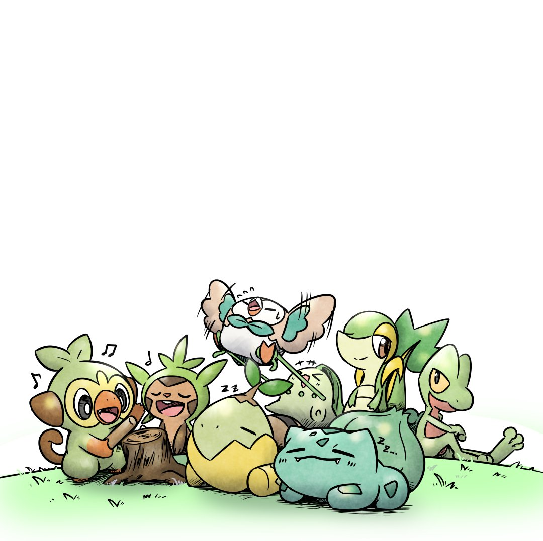 神奇寶貝系列pokemon 草御三家twitter 39kashiwa Facebook