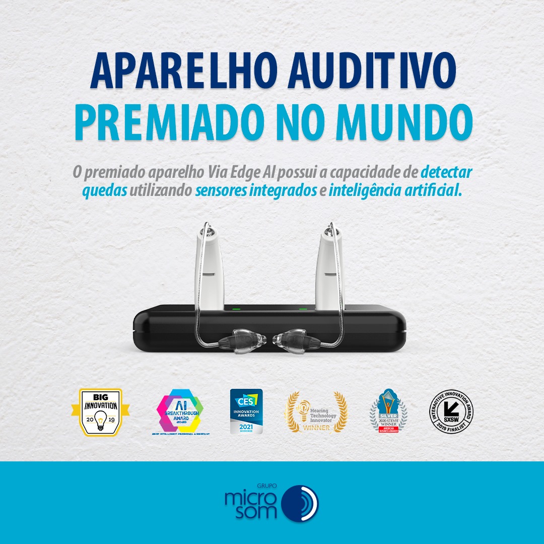 Microsom Itu - O aparelho auditivo Via Edge AI homenageado...