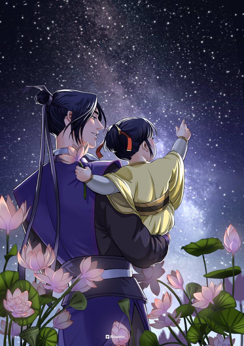 Jiang Cheng and Jin Ling from The Grandmaster of Demonic Cultivation