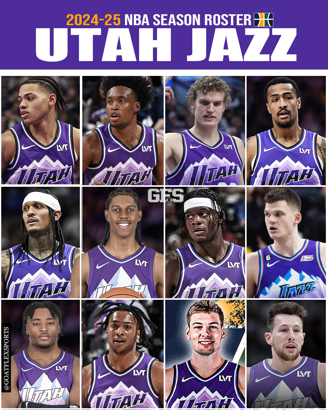 Utah Jazz 2024 Roster