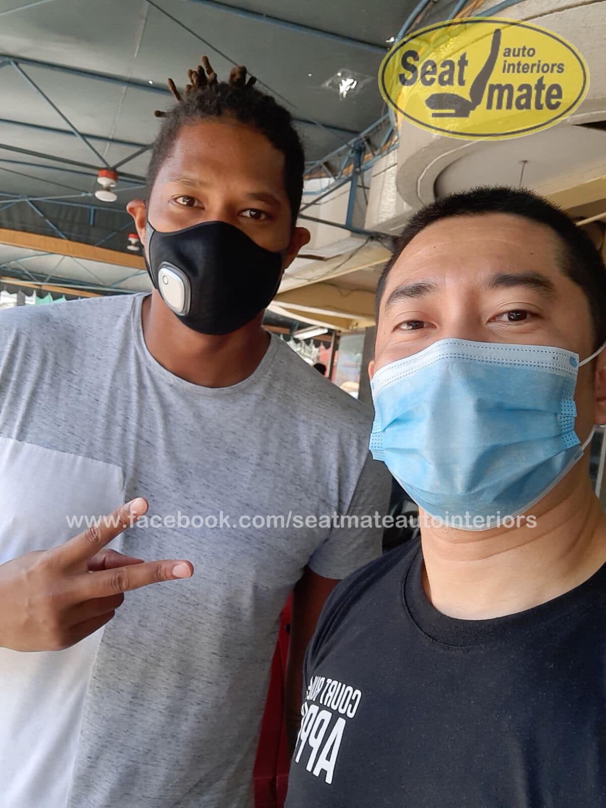 Seatmate - Do you recognize this PBA star even with the face mask? 😉 ...