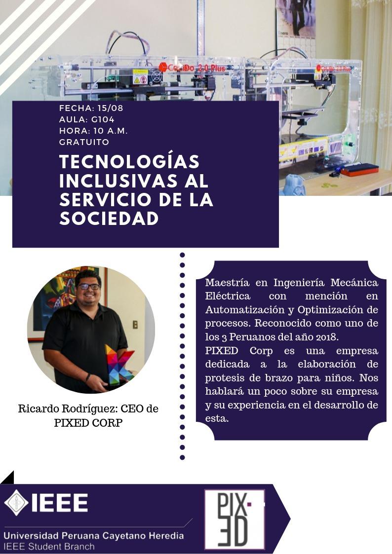 Este 15 de agosto tenemos el agrado de presentar a Walter Barrutia ...