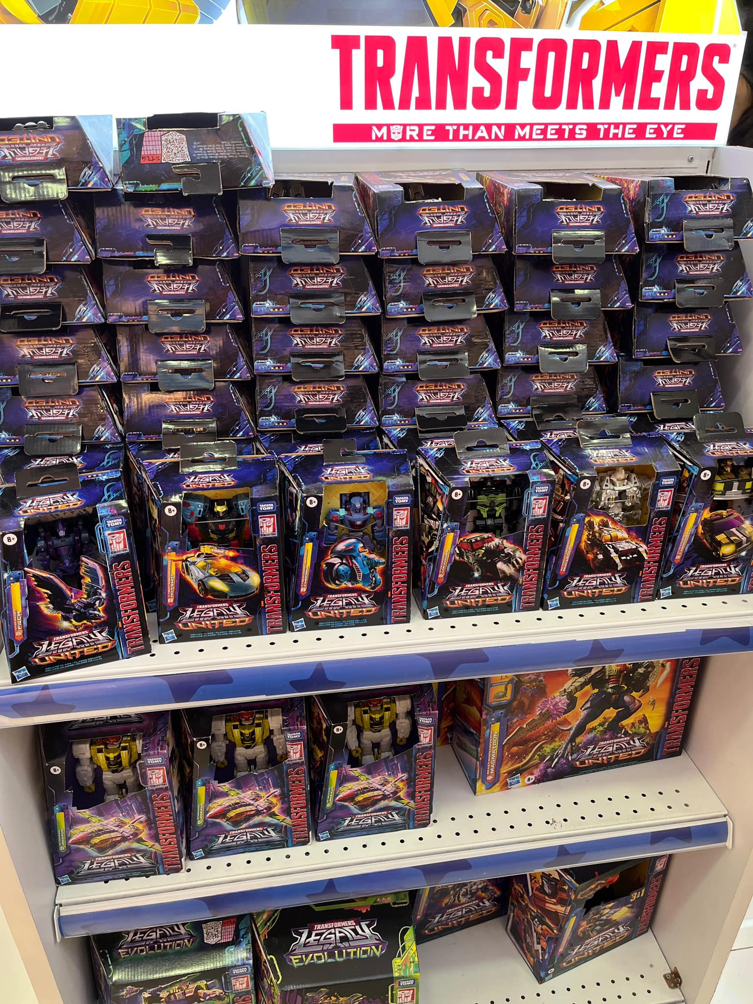 Toys R Us has a large Transformers selection