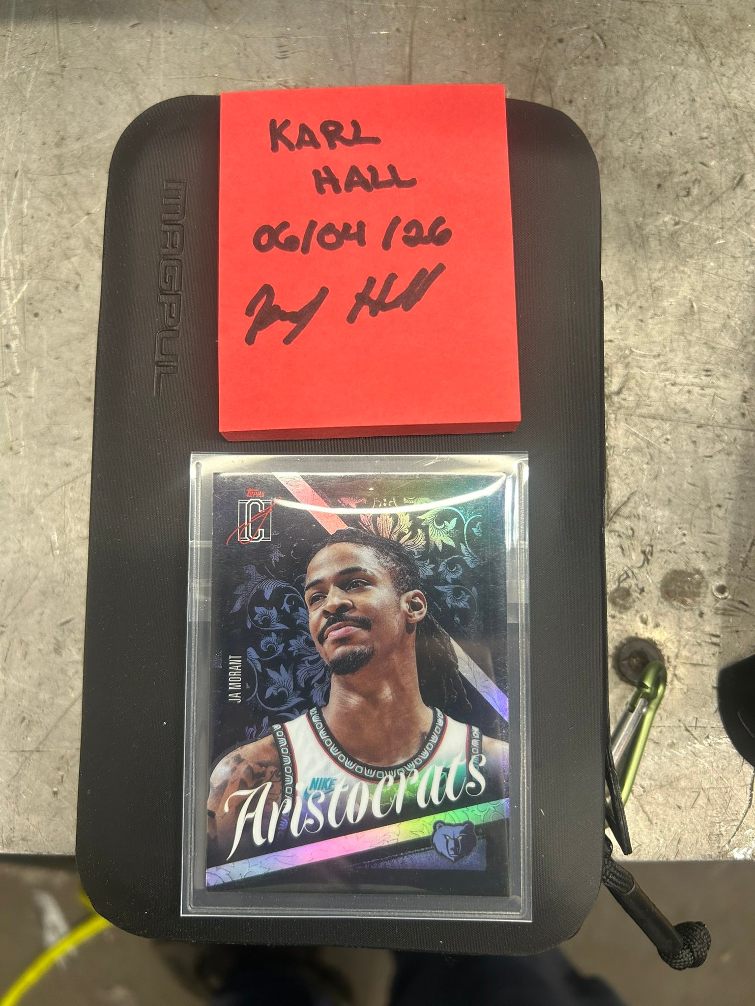 2016 Topps signatures Ja Morant Aristocrats retail exclusive SSP 