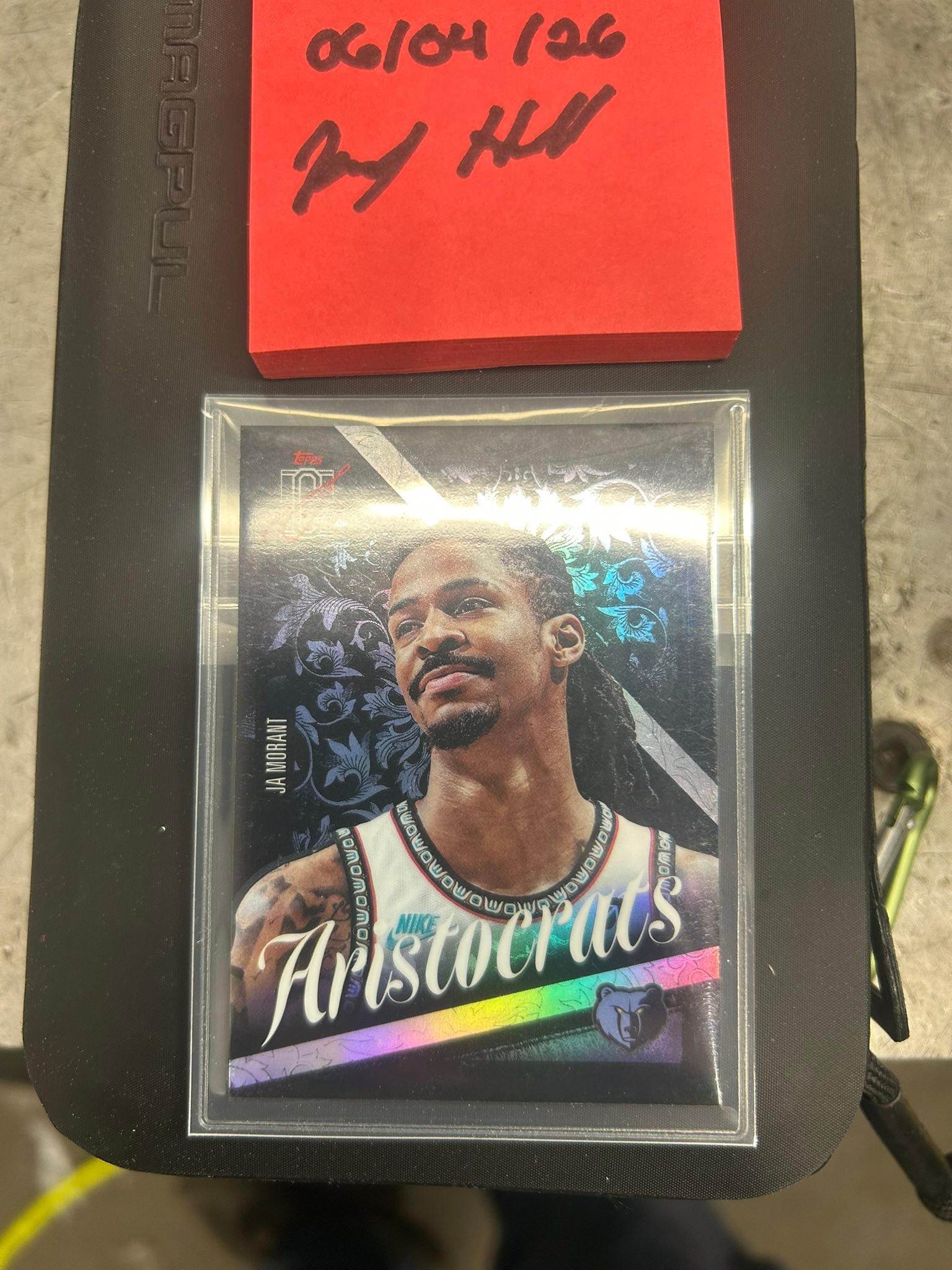 2016 Topps signatures Ja Morant Aristocrats retail exclusive SSP 
