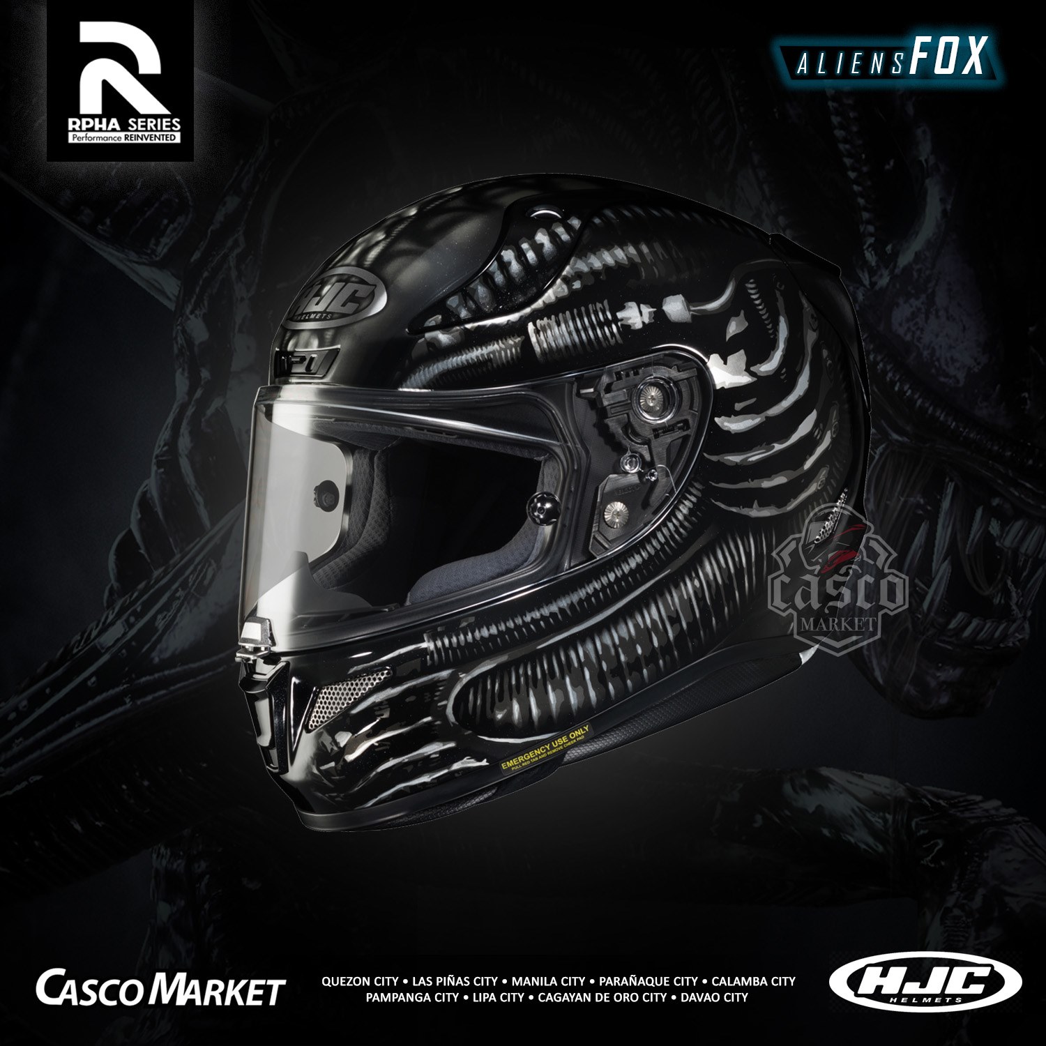 🔥HJC RPHA 11 ALIENS FOX FULL FACE HELMET🔥 Upgrade your Helmet