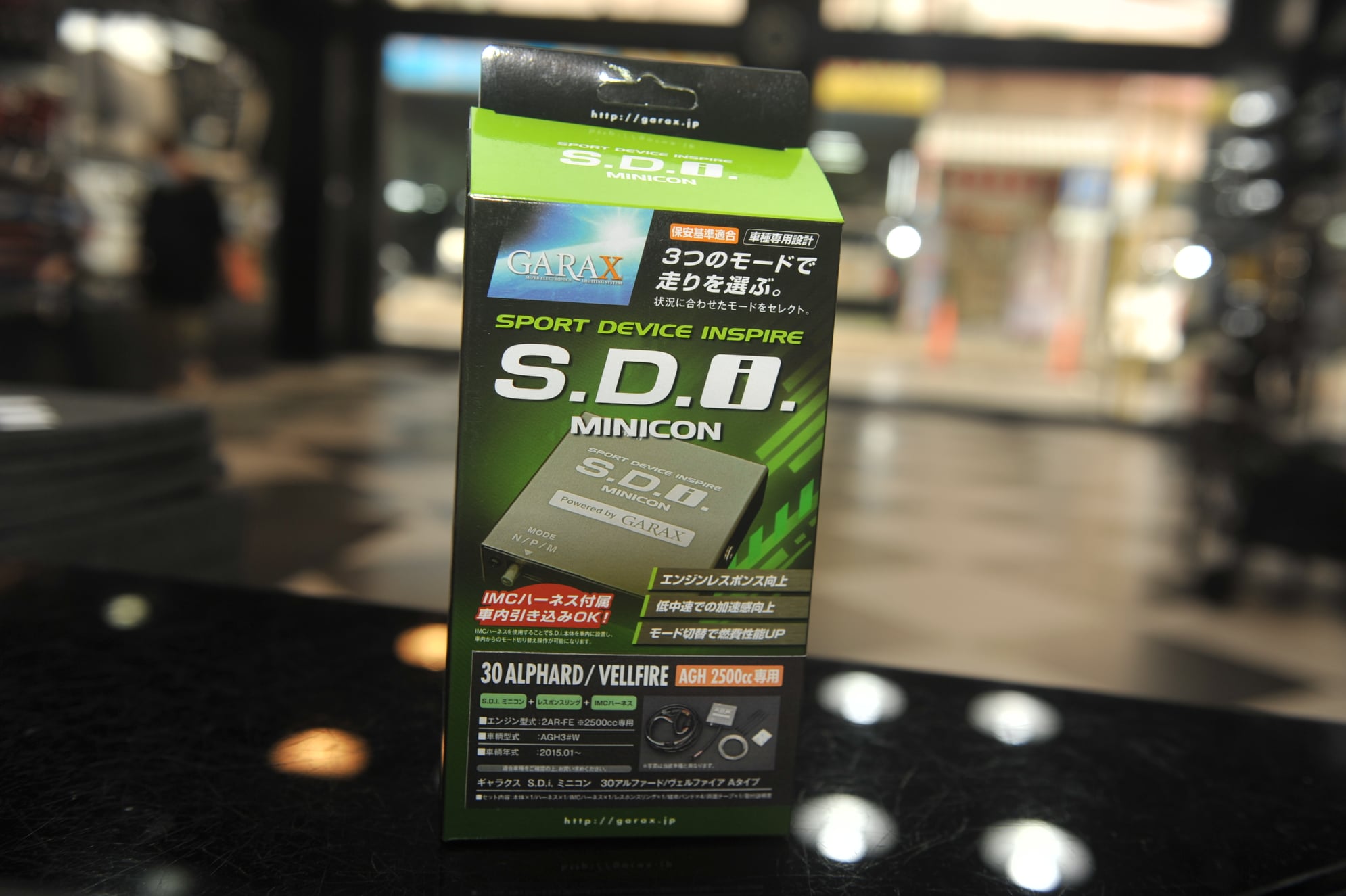 TOYOTA ALPHARD 30系安裝GARAX S.D.i (Sport Device Inspire) 此款迷你 