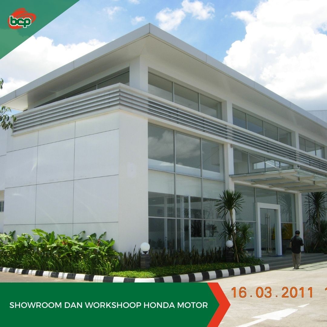 PT. - Proyek gedung showroom dan workshop untuk Honda Motor di Surabaya ...