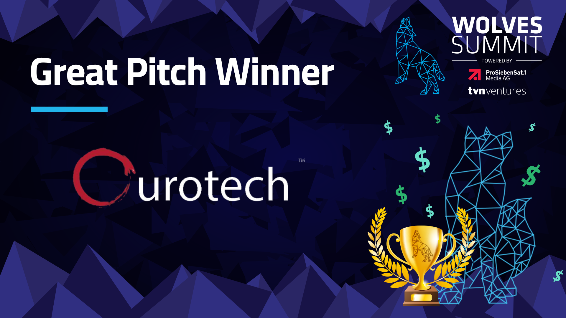 And the Winner is Ourotech... - Platinum Seed Incubator