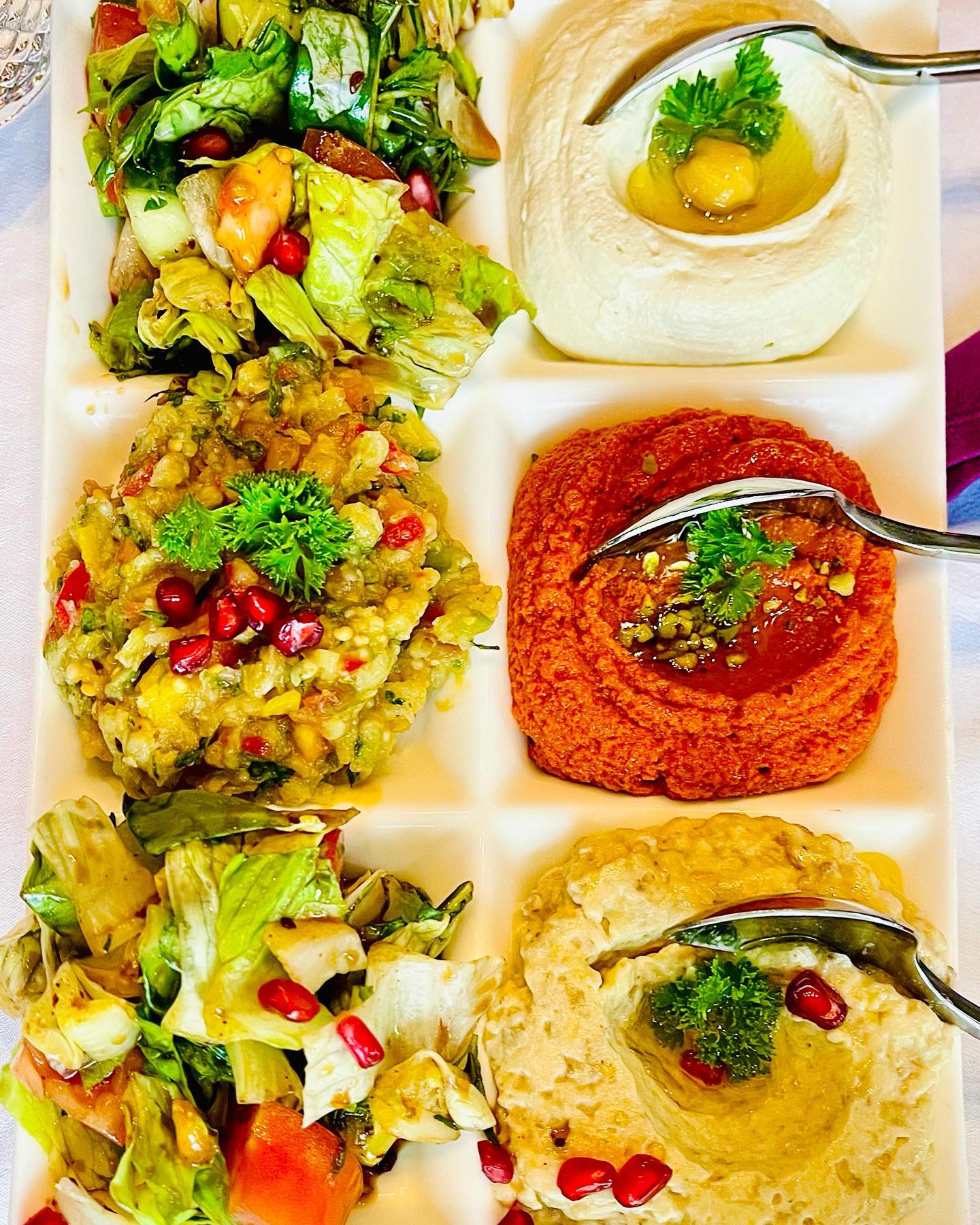 Chef - Mesclun letuce with pinenuts , mango chunda stuff with Japanese ...