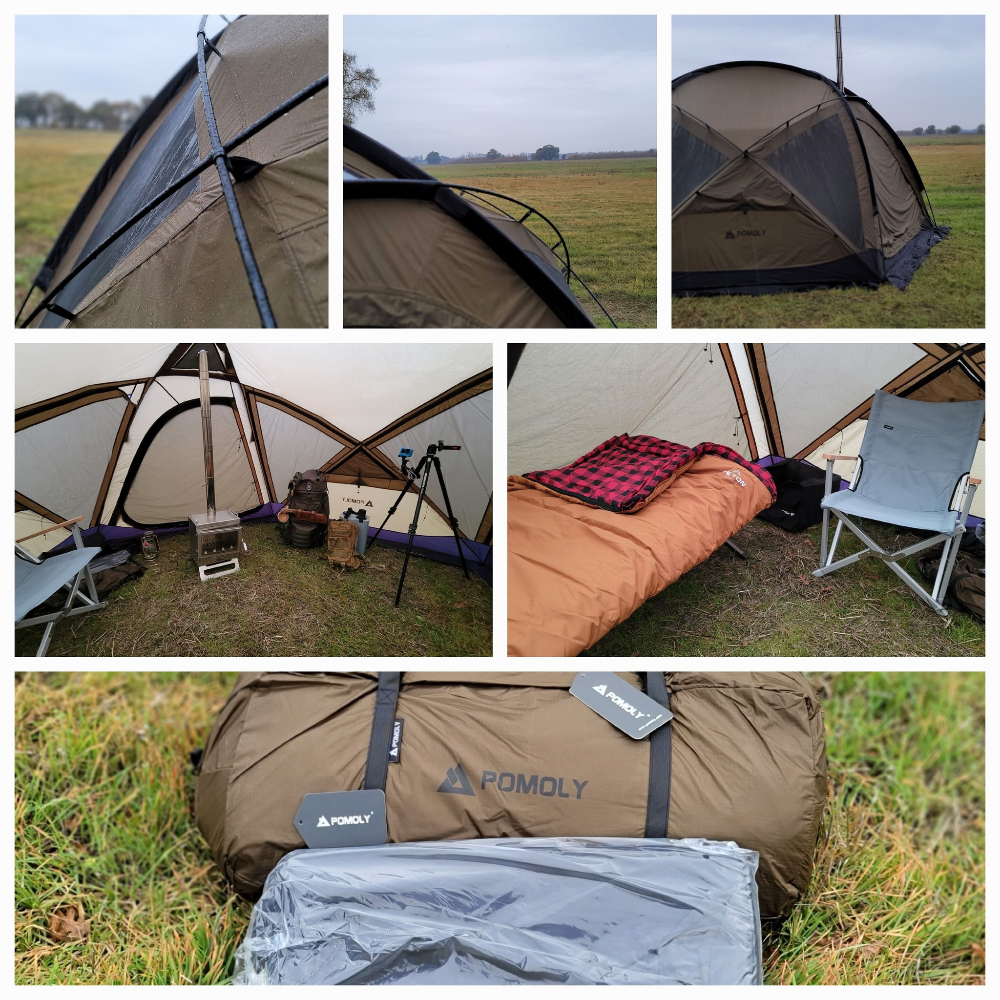 Dome X6 Pro tent performance in heavy rain
