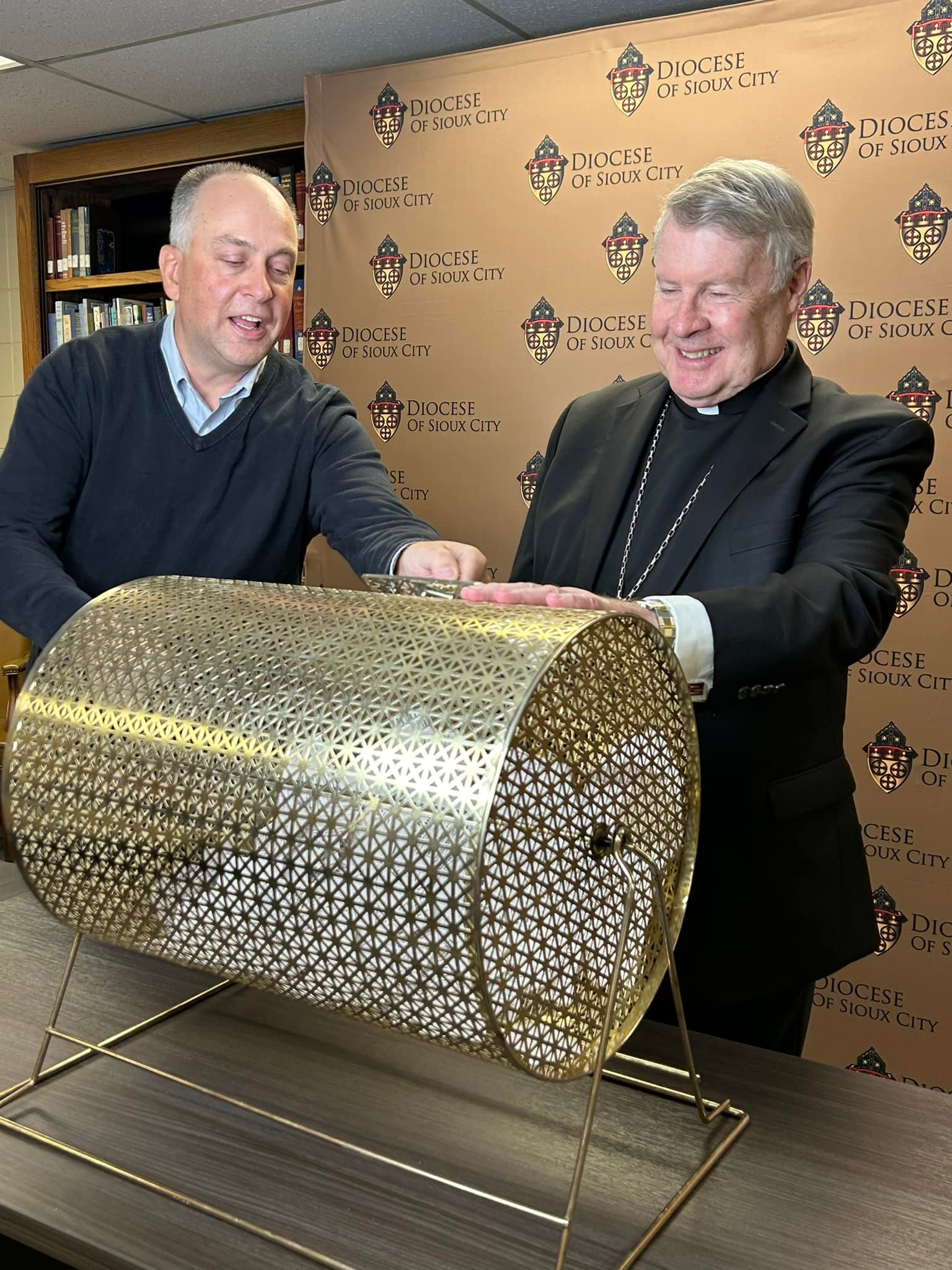 Vehicle raffle drawing with Bishop... - Diocese of Sioux City