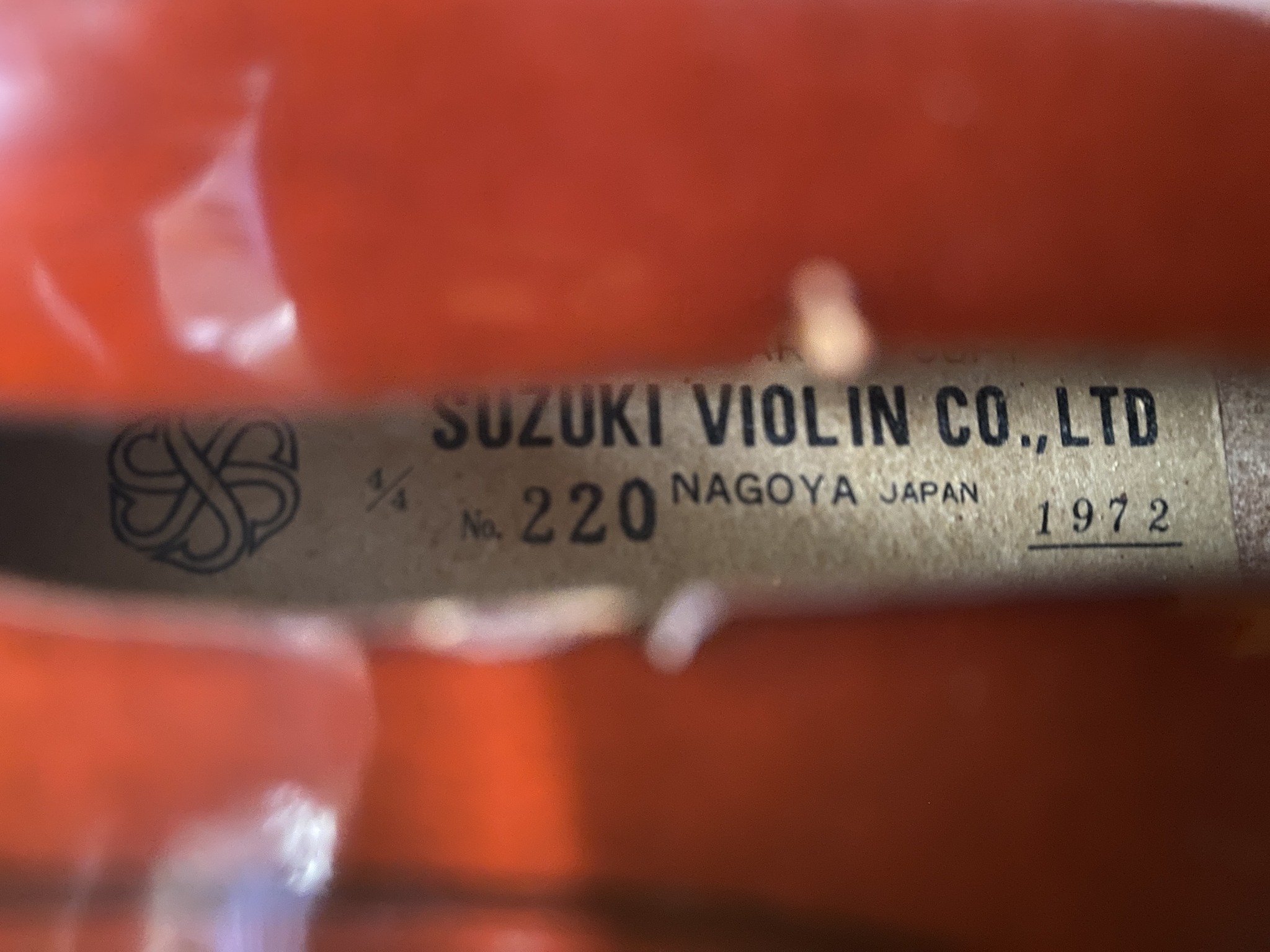 Suzuki violin model 220 for sale