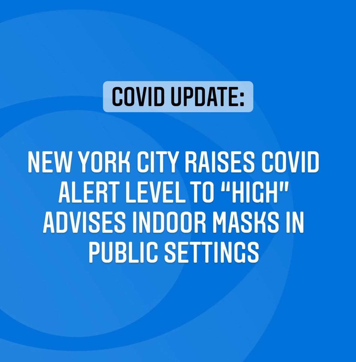 CBS New York - New York City raises the COVID alert level...