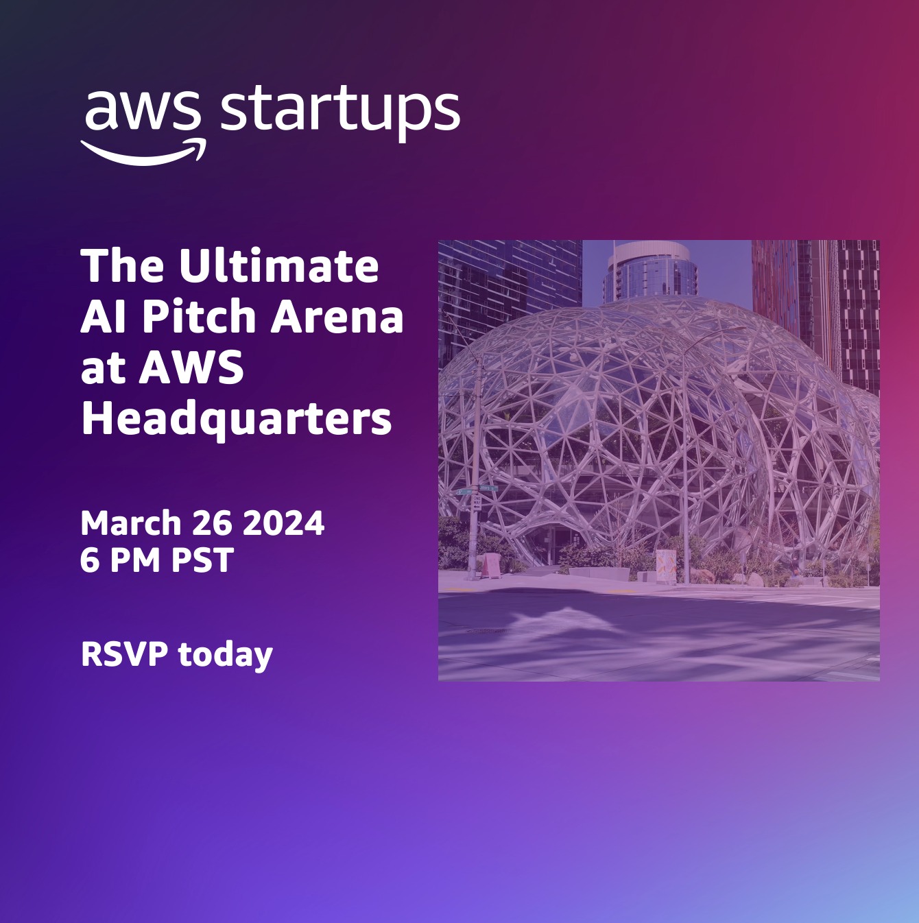 AWS Startups - 🚀 Calling all #AI startups in Seattle! 🚀... | Facebook