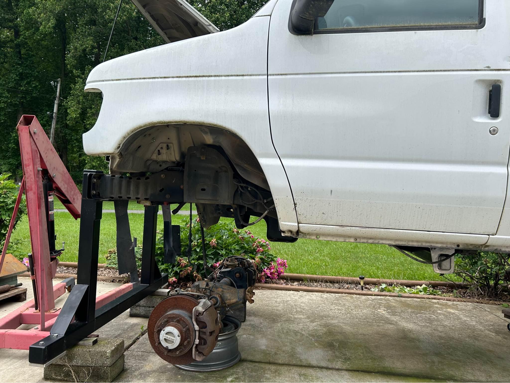 Ford Van Cummins Engine Conversion Mounts RV Camper Fummins Econoline ...